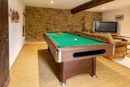 Salon d'hôtes billard